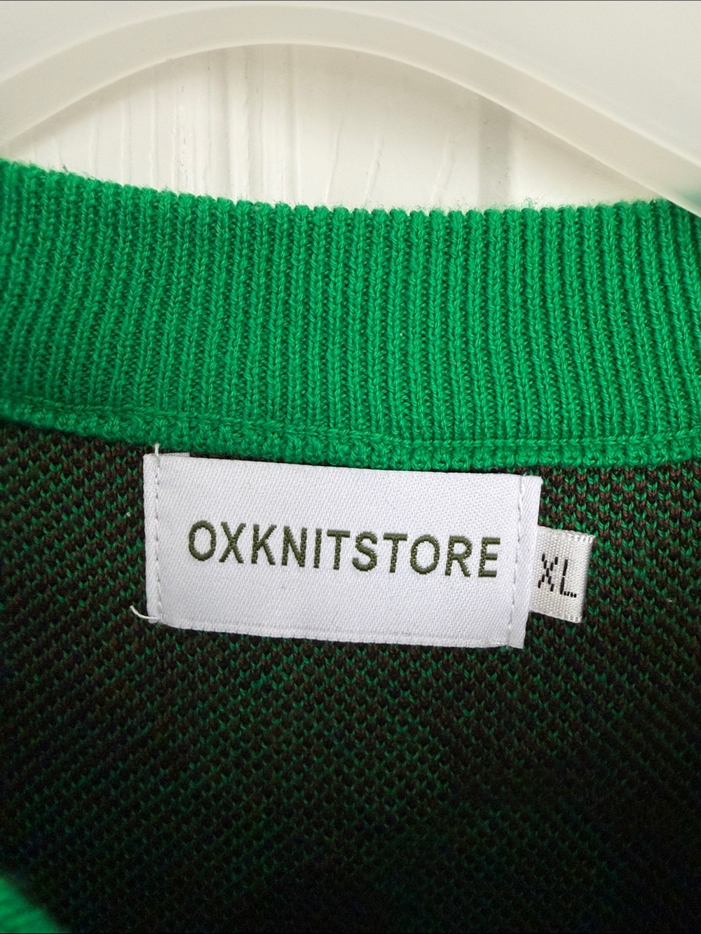 Men's Green Floral Check Short Sleeve Knit Tee - Picture 2 of 3